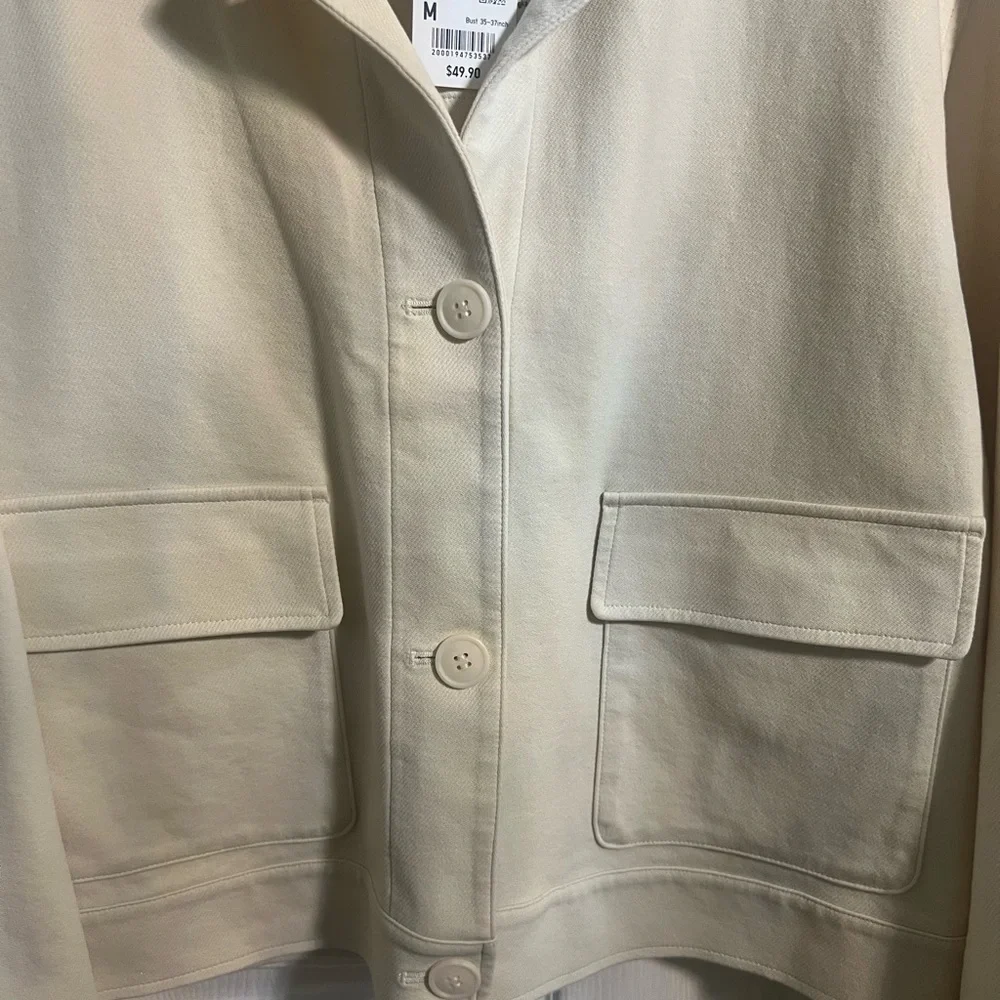 Uniqlo Women's Natural Beige Blazer - Picture 2 of 3